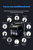 Professionnel 10 en 1 hydrodermabrasion faciale eau hyperbare oxygène nettoyage en profondeur Jet Peeling Aqua Machine