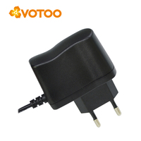 Adaptateur secteur AC/DC à 2 broches rondes, 12V 24V 1A 2A, alimentation 5,5x2,1x10mm, prise DC certifiée CE FCC RoHS pour appareils électroniques