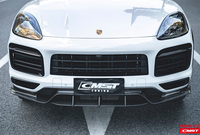Pour Porsche Cayenne Base 9Y0 2018-2023, lèvre de pare-chocs avant en fibre de carbone, kit carrosserie, pièces automobiles, style CMST, produit authentique forgé