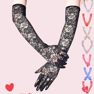 <span class=keywords><strong>Gants</strong></span> de mariée pour femmes, 50 cm, <span class=keywords><strong>gants</strong></span> de protection solaire, <span class=keywords><strong>longs</strong></span> <span class=keywords><strong>gants</strong></span> en <span class=keywords><strong>dentelle</strong></span> florale blanche - Product Image 1