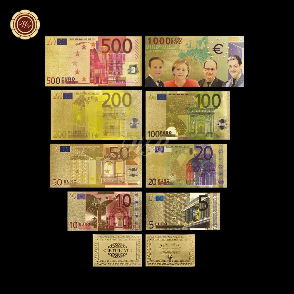 थोक यूरो Faker कागज पैसों गोल्ड नोट डॉलर बैंक नोट विधेयकों गैर-मुद्रा संग्रहणीय स्मारिका के लिए कागज पैसों