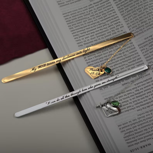 Marcapáginas <span class=keywords><strong>de</strong></span> Metal Personalizable con Versículo Bíblico, Piedra <span class=keywords><strong>de</strong></span> Nacimiento, Cruz y Corazón, Resistente al Deslustre, Regalo Cristiano para Amantes <span class=keywords><strong>de</strong></span> los Libros - Product Image 2