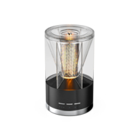 Diffuseur Humidificateur Ultrasonique Sans Eau 400ml Portable en Verre USB/Batterie/Électrique avec Veilleuse et Arôme pour Voiture