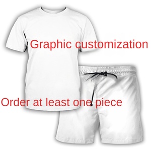 T-shirt Casual Oversize da <span class=keywords><strong>Uomo</strong></span>, Taglia USA, Stampa 3D Sublimata <span class=keywords><strong>Lupo</strong></span> Animale, in Poliestere Lavorato a Maglia, Lunghezza Corta, Abbigliamento Grafico - Product Image 3