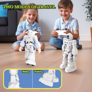 Mechanical Cop Programming <b>Robot</b> Voice Children's <b>Remote</b>-<b>Controlled</b> Toy Intelligent <b>Robot</b> - Product Image 3