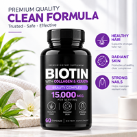 Expédition rapide OEM Absorption rapide Entretien des cheveux Soins des ongles Soins de la peau Biotine Vitamines Collagène Kératine Adulte Végétalien Énergie