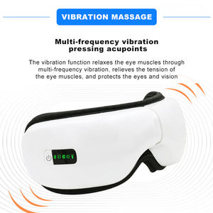 توريد المصنع: جهاز تدليك العيون للرعاية المزدوجة بالوسائد الهوائية، أغطية قماشية ببروتين الجلد، وسائد هوائية اهتزازية بضغط ساخن مع موسيقى - Product Image 3