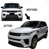 Kit carrosserie pour Range Rover Sport 2014-2018, version SV 2023, garde-boue avant, calandre, pare-chocs, lifting