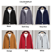 Veste coupe-vent détachable avec logo personnalisé pour femmes et hommes, veste tactique imperméable à capuche, veste de sport d'extérieur, coupe-vent, veste de pluie