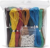 Cordon en coton ciré de haute qualité Corde d'emballage de qualité supérieure pour bijoux Bracelet Bottes de randonnée Lacet