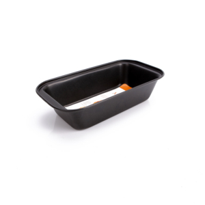 Schwarze Kohlenstoffstahl Mittelgroße Antihaft-Toastbrotbackform mit Deckel - Product Image 3