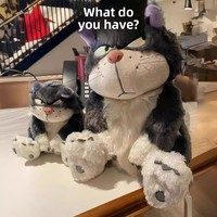 À la mode drôle Lucifer chat en peluche poupée PP coton rempli oreiller poupée cadeau et compagnon de couchage pour garçons et filles en gros