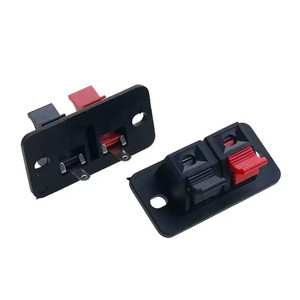 Connettore a <span class=keywords><strong>2</strong></span> Posizioni con Terminale a Molla per Altoparlanti Audio, Presa a Clip WP2-<span class=keywords><strong>35</strong></span>/WP2-203/WP2-204 - Product Image 1