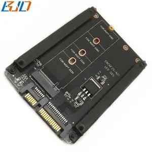 M.2 NGFF B Key-B Ke Kartu Konverter Adaptor SSD Antarmuka SATA 3.0 6Gbps untuk 2.5 "M2 SATA SSD