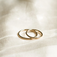 Fabrik direkt Verkauf 925 Sterling Silber 18 Karat vergoldeten Schmuck Pure Gold Ring für Frauen