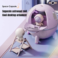 OEM yaratıcı promosyon hediyeler astronot uzay gemisi difüzör ev uçucu yağlı nemlendirici ile Dazzle atmosfer ışığı
