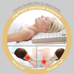 Couverture amovible Soutien du cou <span class=keywords><strong>Oreiller</strong></span> de sommeil en mousse à mémoire de forme - Product Image 3