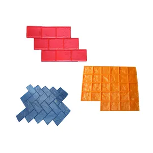 Brick pattern stamp concrete rubber moulds brick patterns stencils