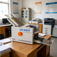 Machine à plier le papier multi-format A3 A4, machine à plier les brochures standard, prix direct usine ZE-9B/2 ZE-9B/4 ZE-8B/2 ZE-8B/4