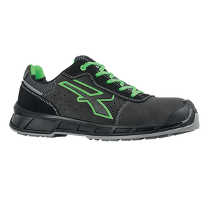 Taylor รองเท้าเซฟตี้ S1หนังไมโครไฟเบอร์ตัดต่ำ, รองเท้าเซฟตี้หนังหัวเหล็กกันลื่นน้ำหนักเบาพื้นรองเท้า PU - Product Image 1