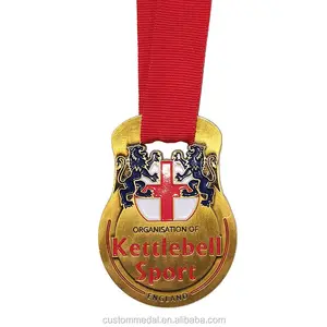 1.97 Inch 100 Pieces A Lot Zinc Alloy Shiny Gold Soft Enamel Die Cast Custom Sport Marathon Medal