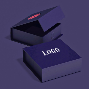 Cajas de Regalo de Cartón Rígido Gris de Lujo con Logotipo Personalizado para Cosméticos - Product Image 2