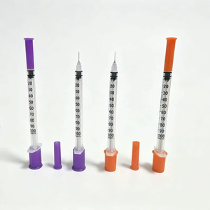 Jeringa de <span class=keywords><strong>insulina</strong></span> desechable autoinyectora estéril médica CE/ISO OEM de <span class=keywords><strong>0.5</strong></span>-1 ml, calibre 29G, 30G, 31G, con marca CE, <span class=keywords><strong>para</strong></span> venta al por mayor en clínicas - Product Image 3
