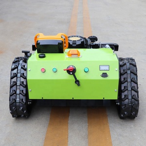 Orchard Specialized Remote Control Lawn <strong>Mower</strong> Rubber Track Gasoline Engine CE Certified for Fruit Farm Weed and Grass Control - Product Image 4
