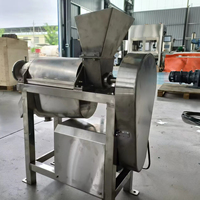 Energiezuinige industriële schroefpersmachine met laag energieverbruik, SUS304 contactonderdelen voor fruitverwerkingsfabrieken