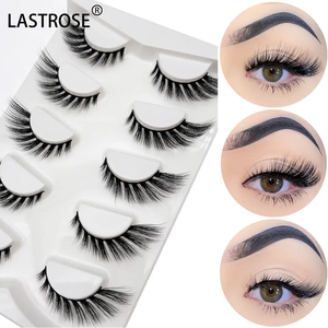 Petit Coin <span class=keywords><strong>Foxy</strong></span> Winged Cat Eye Lashes 3D Strip Lashes Vendeur de Soie Faux Cils Naturels Cat Eye Lash Vegan Faux Mink Eyelash - Product Image 4