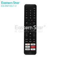 Control Remoto ES-RM193-1-V a Precio de Fábrica para el Nuevo Google Chromecast 4k TV, Decodificador con Google Voice, Smart TV G9N9N, Control por Voz BT IR