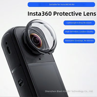 Logo/emballage personnalisés disponibles : Compatible avec Insta360 X4 Air, lentilles détachables, verre optique, lentilles de remplacement protectrices
