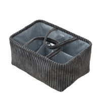Panier de rangement en gros, panier tissé, sac de rangement pour couches humides, compartiment en tissu de coton, grande capacité, sac à couches