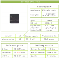 STM32F103C8T6 Original STM MCU 32bit 72MHz 64KB Flash LQFP48 circuito integrado IC chip microcontrolador