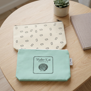 กระเป๋าผ้าแคนวาสขนาดเล็กใส่เหรียญ ใส่ดินสอ ใส่เครื่องสำอาง มีซิป - Product Image 1
