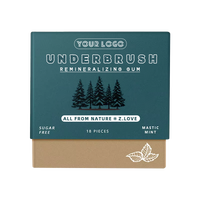 Bonbons Gommeux à la Menthe Longue Durée, Suppléments Herbalisés au Cinnamone pour Reminéraliser, Gardez une Bouche Fraîche, Soutenez la Santé des Gencives, Adultes