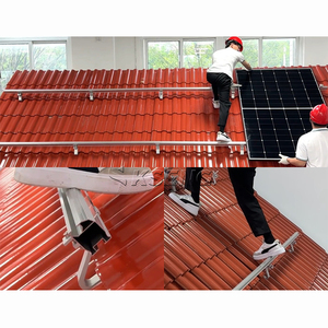 Système de <span class=keywords><strong>fixation</strong></span> de panneaux solaires pour toit en tuiles ETN, <span class=keywords><strong>kit</strong></span> de <span class=keywords><strong>fixation</strong></span> de panneaux solaires, crochets solaires, rails solaires pour 1 à 4 panneaux solaires - Product Image 2