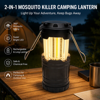 Veilleuse de camping extensible à LED d'extérieur portable avec lampe anti-moustique Tueurs de moustiques électriques