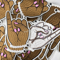 Usine personnalisée Chenille broderie fer sur patchs Ventralex PVC Ethicon Evarrest brodé concepteur tissé Patch Sequin Patch