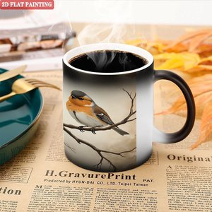 Tasse magique givrée mate 11oz en céramique activée par la chaleur pour la cuisine - Product Image 5