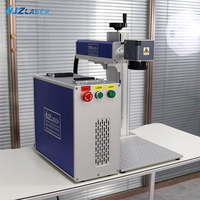 Machine de marquage laser fibre 30W à conception séparée pour la marquage de plaques signalétiques en acier inoxydable, de médailles pour chiens, de bijoux et de pièces métalliques