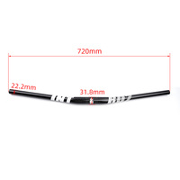 HB06 vélo de route T800 guidon en Fiber de carbone 31.8mm * 720mm barre de chute léger guidon de courbure pour Fixie vélo vtt vélo