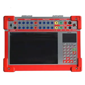 Portable 3 Kit de Test de relais triphasé testeur d'analyseur de Protection de relais testeur de relais d'injection de micro-ordinateur
