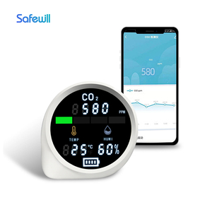 Akıllı gaz analizörü & CO2 metre sıcaklık nem kapalı hava kalitesi monitör dedektörü ev güvenliği için - Product Image 2