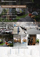 Tente instantanée de camping extérieur, pliable, simple, à ouverture rapide, imperméable, pour 3-4 personnes, en tissu Oxford, OEM/ODM