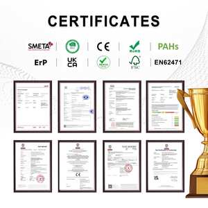 Décoration de jardin LED Crèche Crèche Scène Set Noël <span class=keywords><strong>Maison</strong></span> en bois catholique Statue peinte en résine Sculpture d'extérieur Artisanat - Product Image 6