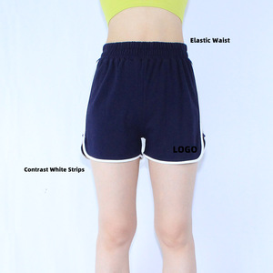 ARLAN Fabricante de Pantalones Cortos Deportivos con Logotipo Personalizado, Pantalones Cortos de Algodón con Cintura Elástica para Mujer, Transpirables y de Secado Rápido - Product Image 1