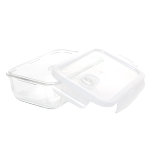 Ensemble de récipients de conservation alimentaire en verre avec couvercle en verre, 6 pièces, utilisables au micro-ondes, pour la rentrée scolaire, la cuisine et le rangement de la cuisine - Product Image 2