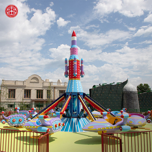 Parque de atracciones familiar Paseos Parque de la ciudad al aire libre Equipo Entretenimiento Atraer a los niños Avión Paseo volador para la venta - Product Image 6