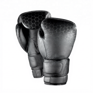 Etiqueta privada 100% cuero OEM guantes de boxeo logotipo personalizado entrenamiento profesional Muay Thai MMA 12oz 14oz 16oz guantes al por mayor - Product Image 1